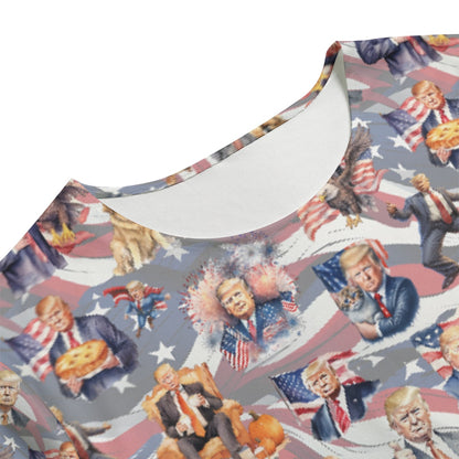 10 Donald Trump Designs, Women’s 2 Piece T Shirt Set With Short Sleeve