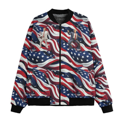 Donald Trump Dancing, Fleece Bomber Jacket