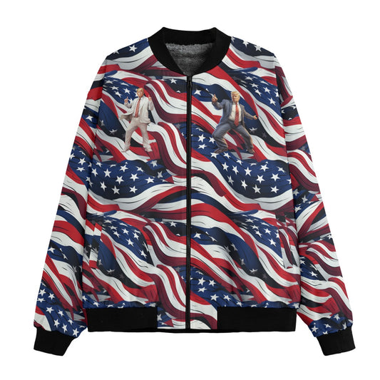 Donald Trump Dancing, Fleece Bomber Jacket