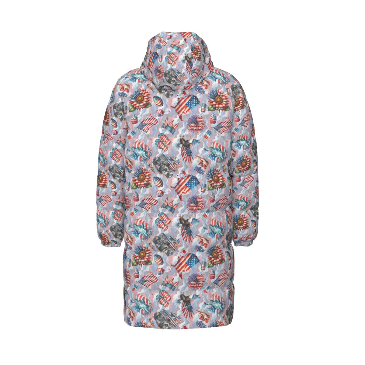 8 Patriot Designs, Long Down Jacket / Coat