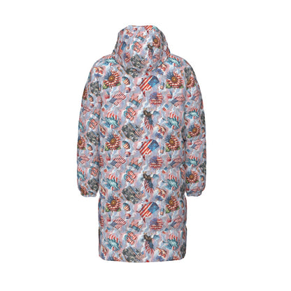 8 Patriot Designs, Long Down Jacket / Coat