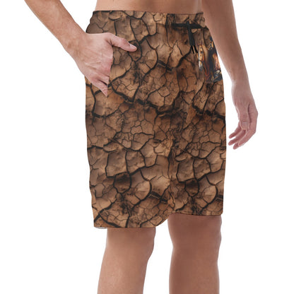 Cowboy Bigfoot / Sasquatch, Men’s Lightweight Casual Shorts