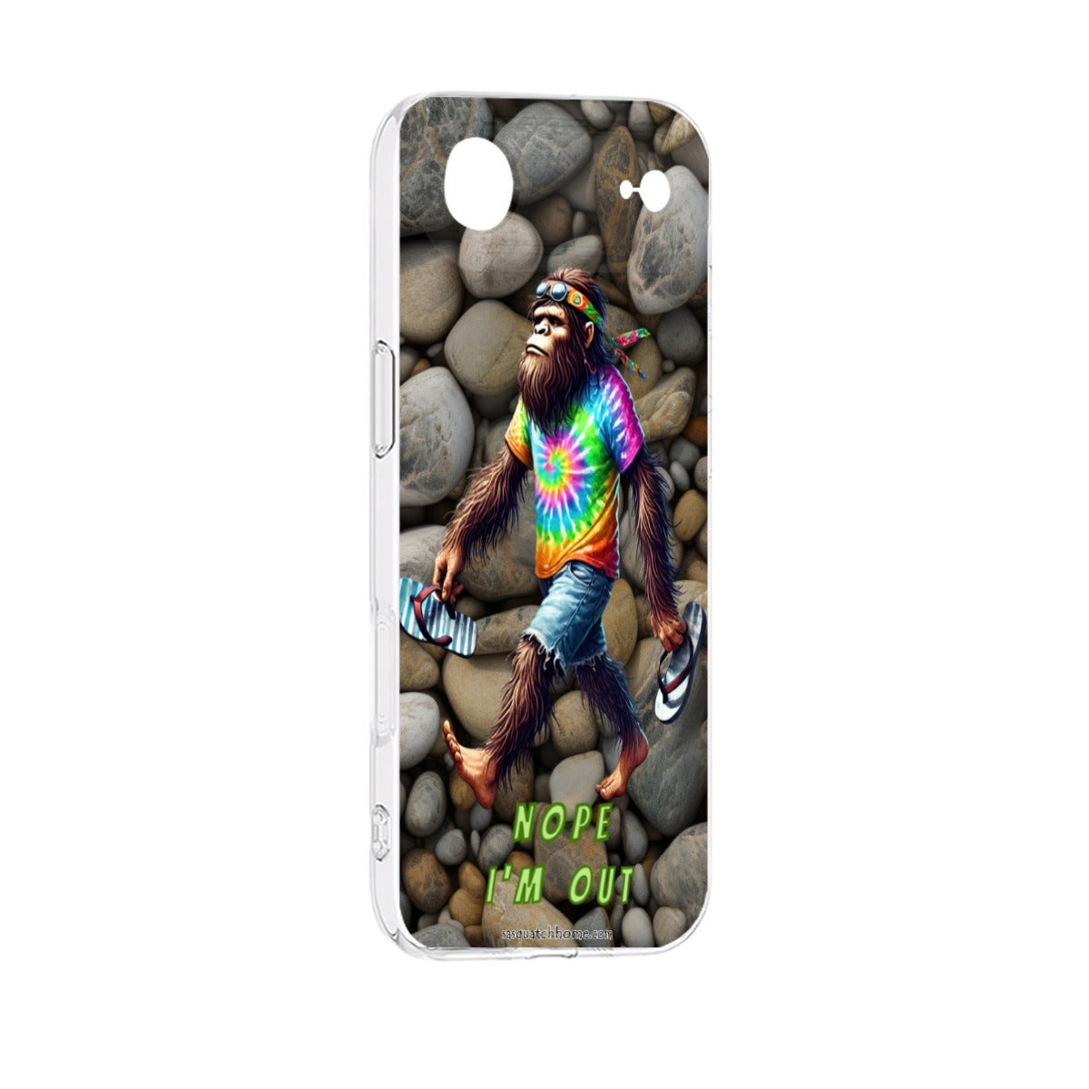 Hippie Bigfoot Sasquatch "Nope, I'm Out", IPhone 17 Series (4 models) TP Cell Mobile Phone Case