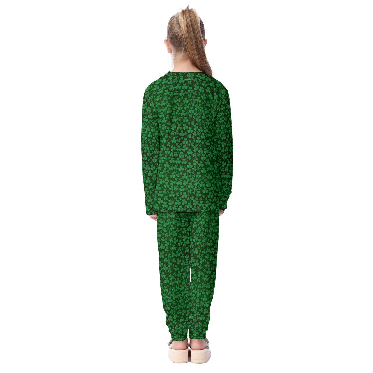 St Patrick Bigfoot, Sasquatch, Kid's Long Pajamas Set