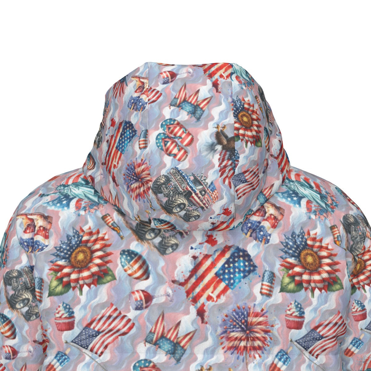 8 Patriot Designs, Long Down Jacket / Coat