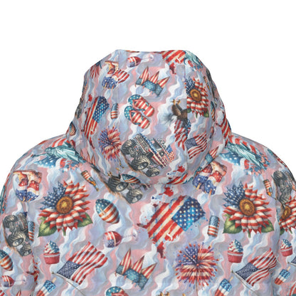 8 Patriot Designs, Long Down Jacket / Coat