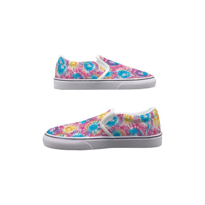 Women's Tie Dye Slip On Sneakers