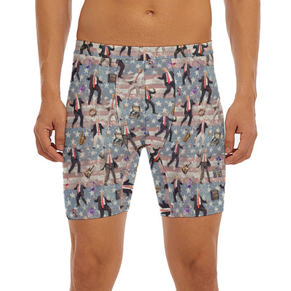 10 Donald Trump Designs, Men’s Long Boxer Briefs