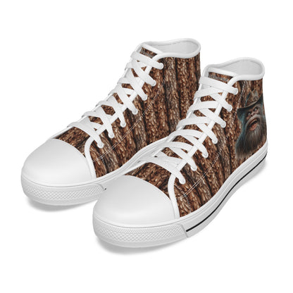 Sasquatch, Bigfoot Designs Kids Canvas Sneaker Shoes
