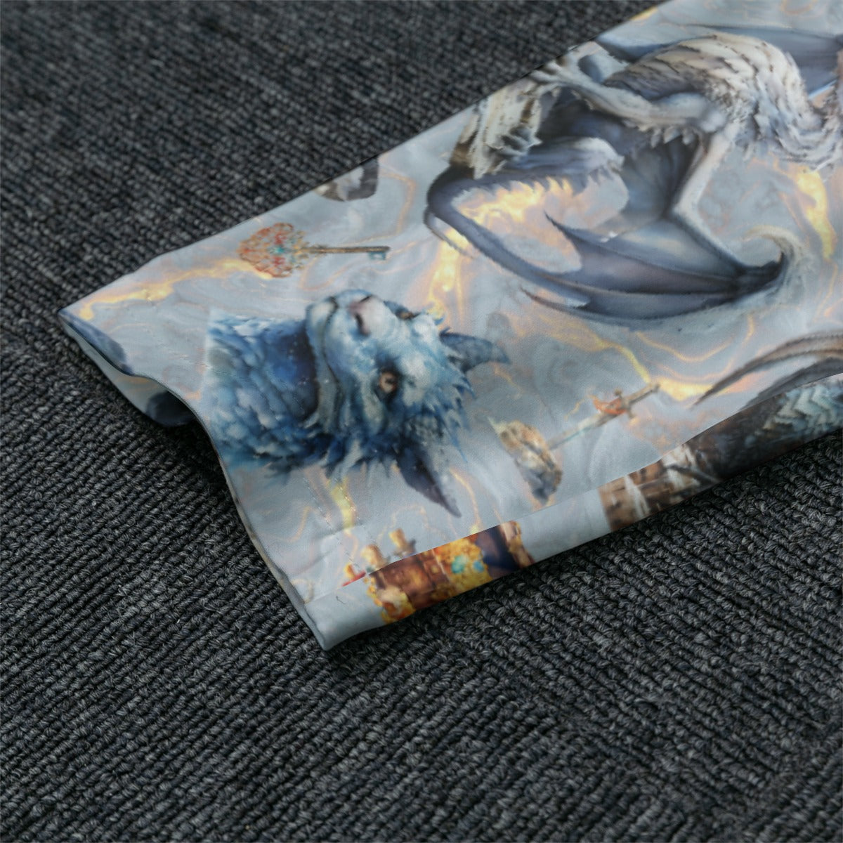 10 Misc Designs, Men’s Raglan Sleeve Pajamas with Wide Ankles