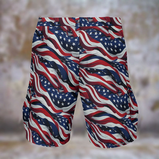 American Flag, Men’s Cargo Shorts