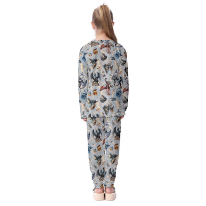 20 Misc Designs Kid's Long Pajamas Set