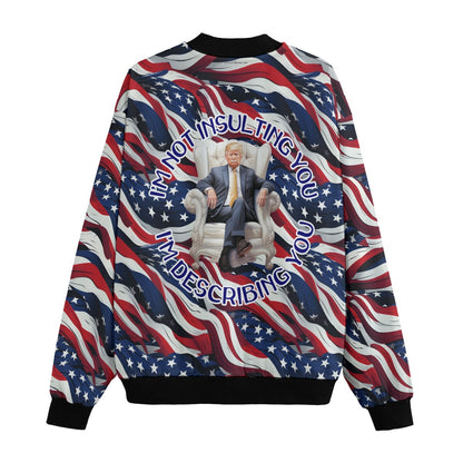 Donald Trump Dancing, Fleece Bomber Jacket