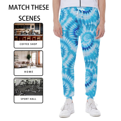 10 Tie Dye Designs, Men’s Sweatpants w/ Back Pocket