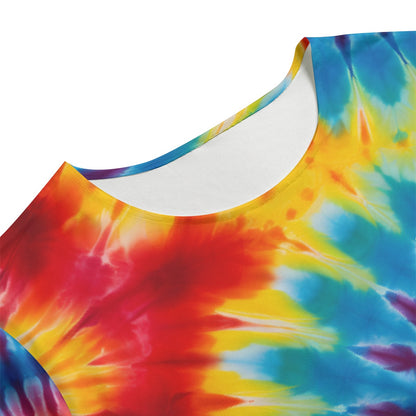 10 Tie Dye Designs, Women’s 2 Piece T Shirt Set With Short Sleeve