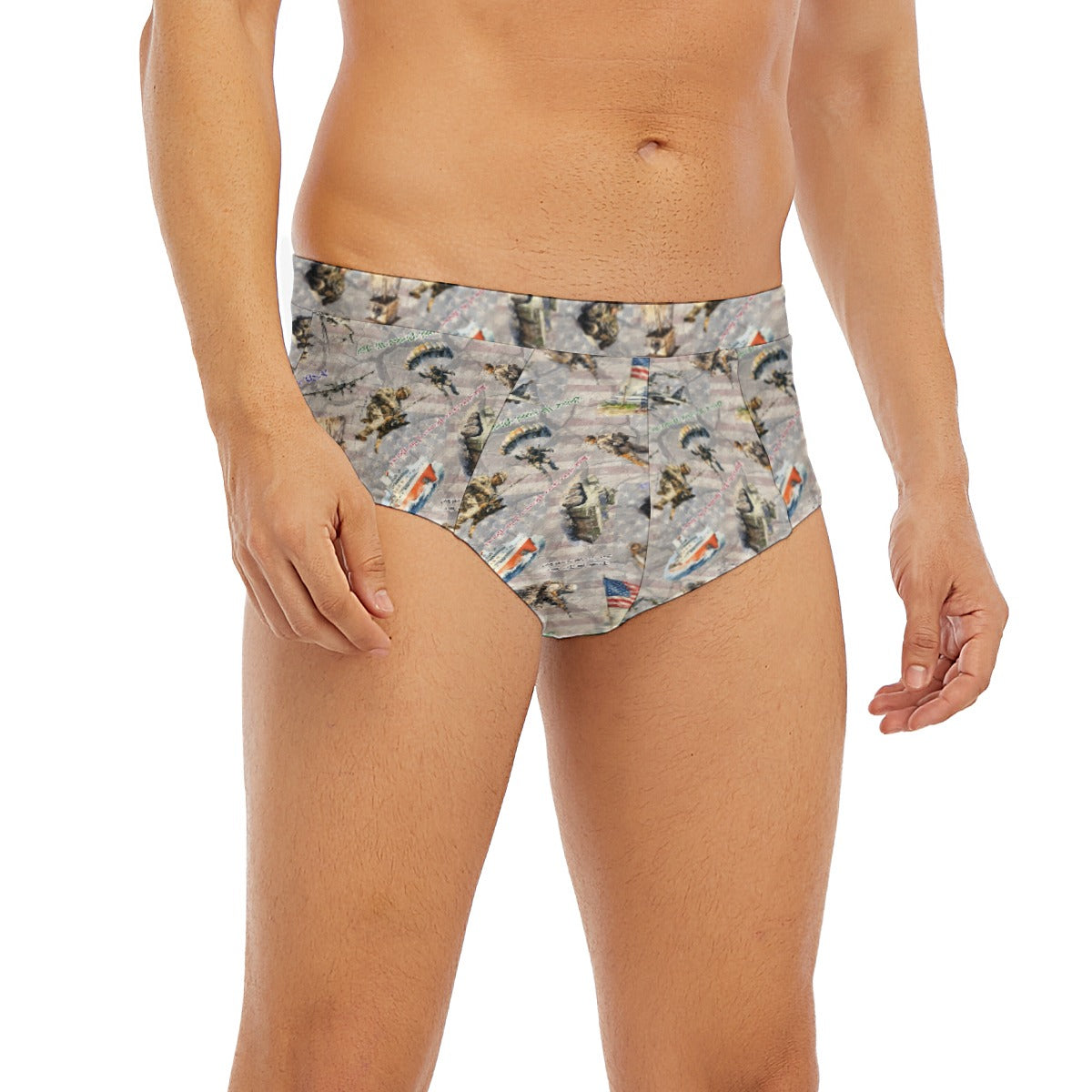 10 Misc Designs, Men’s Polyester Triangle, Low Rise Underwear