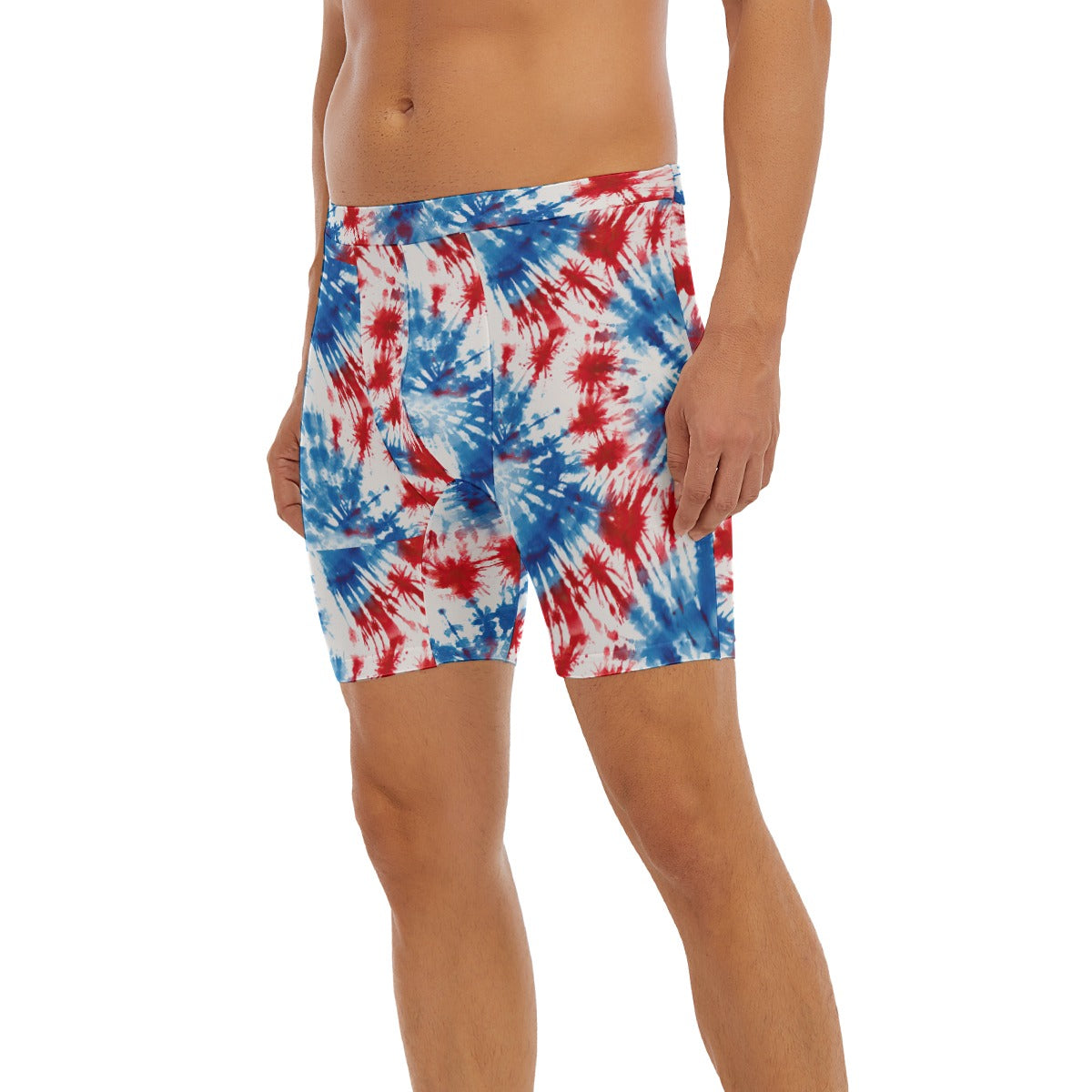 9 Tie Dye Designs, Men’s Long Boxer Briefs