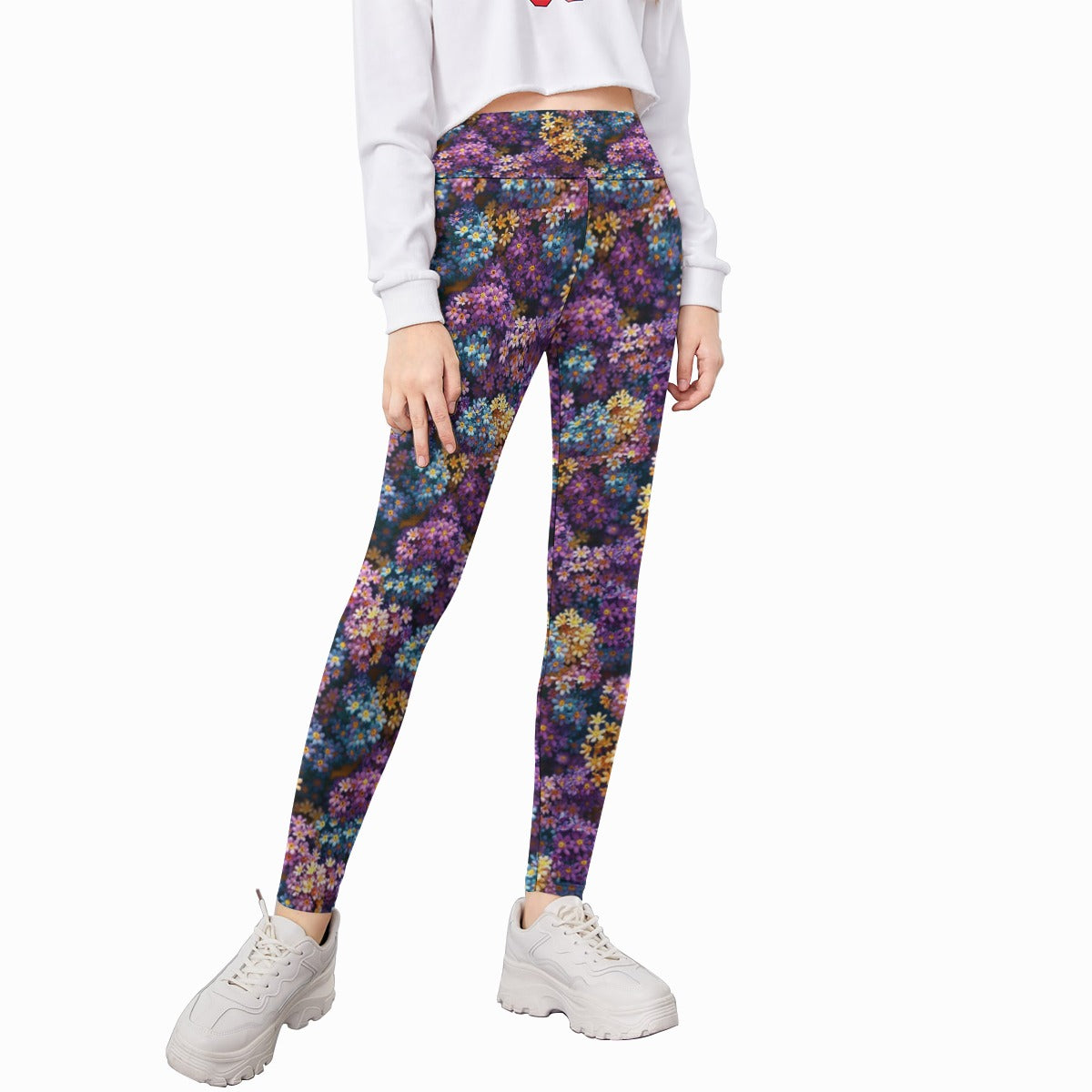 10 Beautiful Flower Designs, Kid’s Leggings
