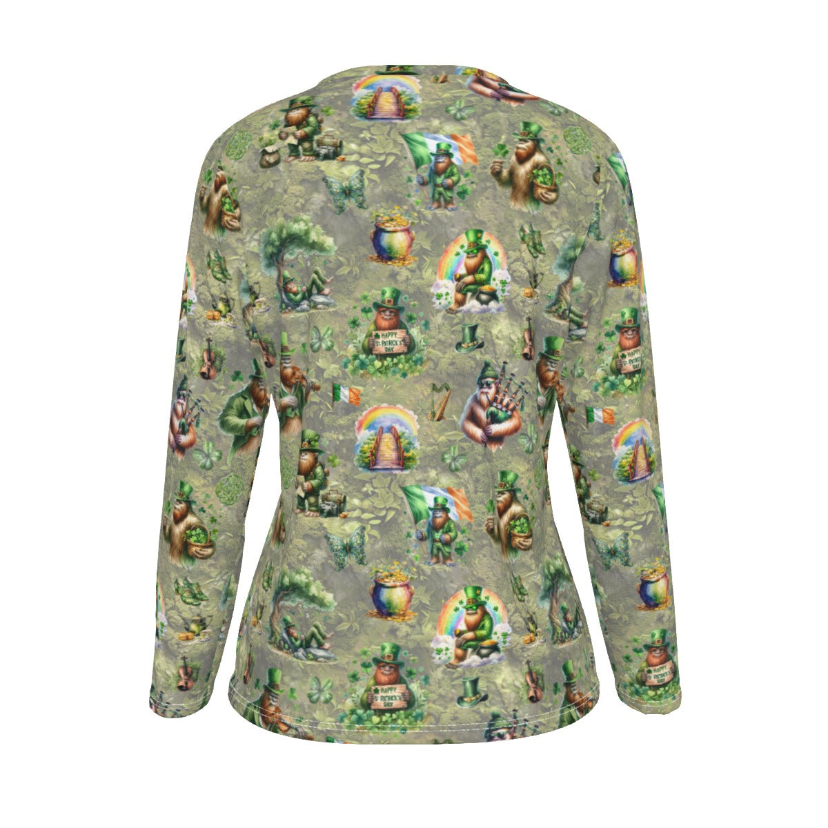 10 Bigfoot, Sasquatch Designs, Women’s Cotton Oversized Tee Shirt