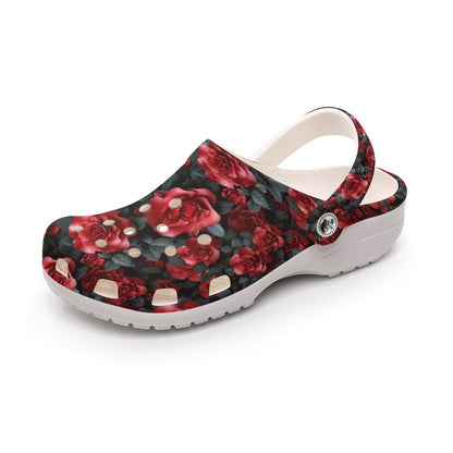 10 Beautiful Flower Designs, Women's Classic Clogs