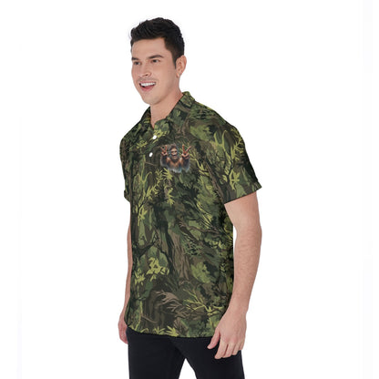 Bigfoot / Sasquatch on Camo, Men's Polo Shirts