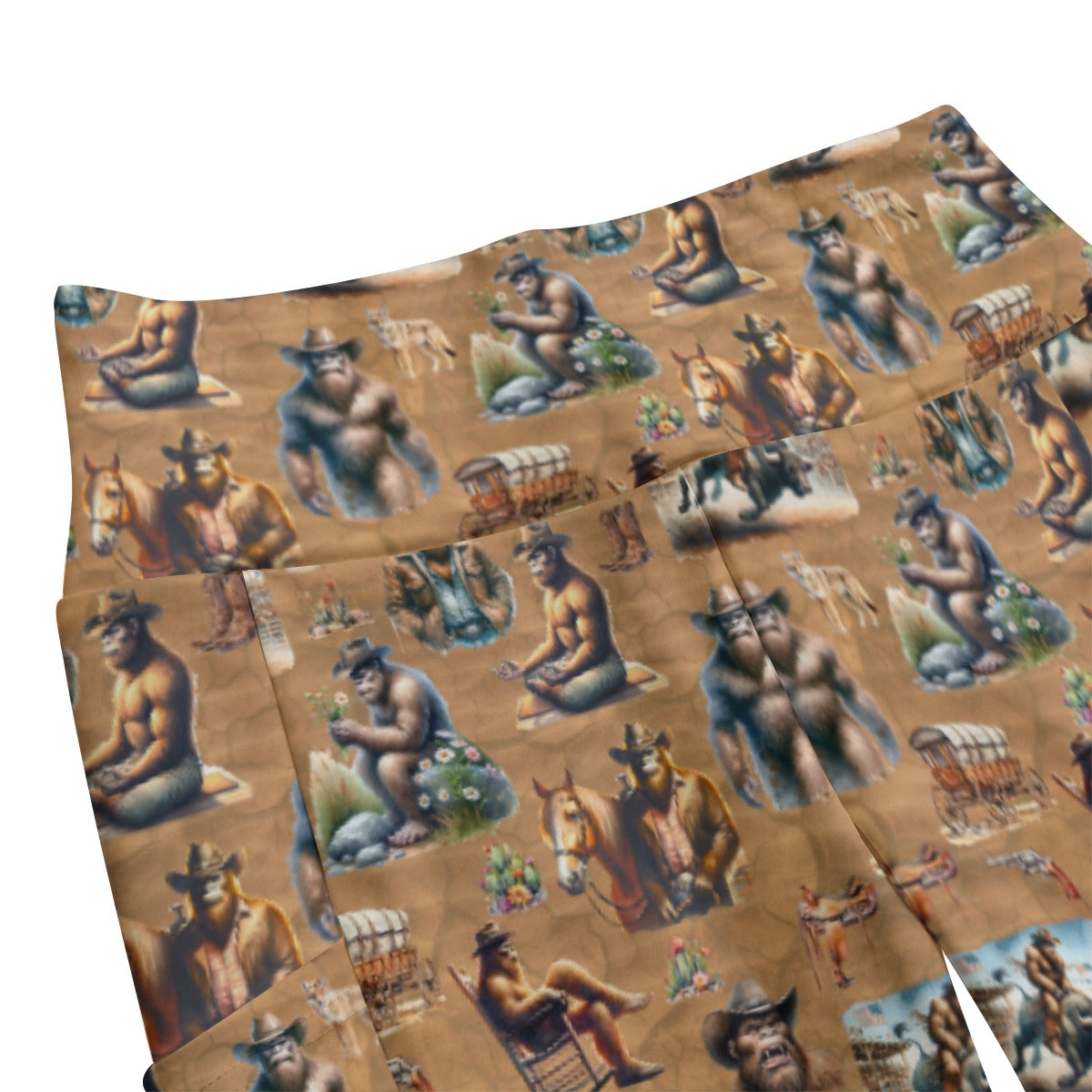 10 Bigfoot Designs, Women’s High Waist Leggings w/ Pocket