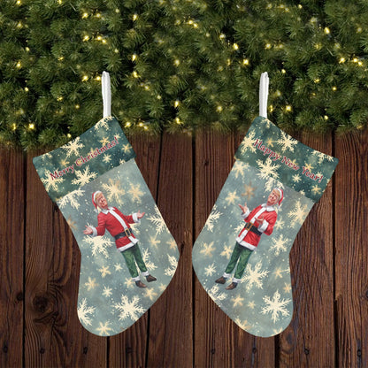 Donald Trump Polyester Christmas Stocking