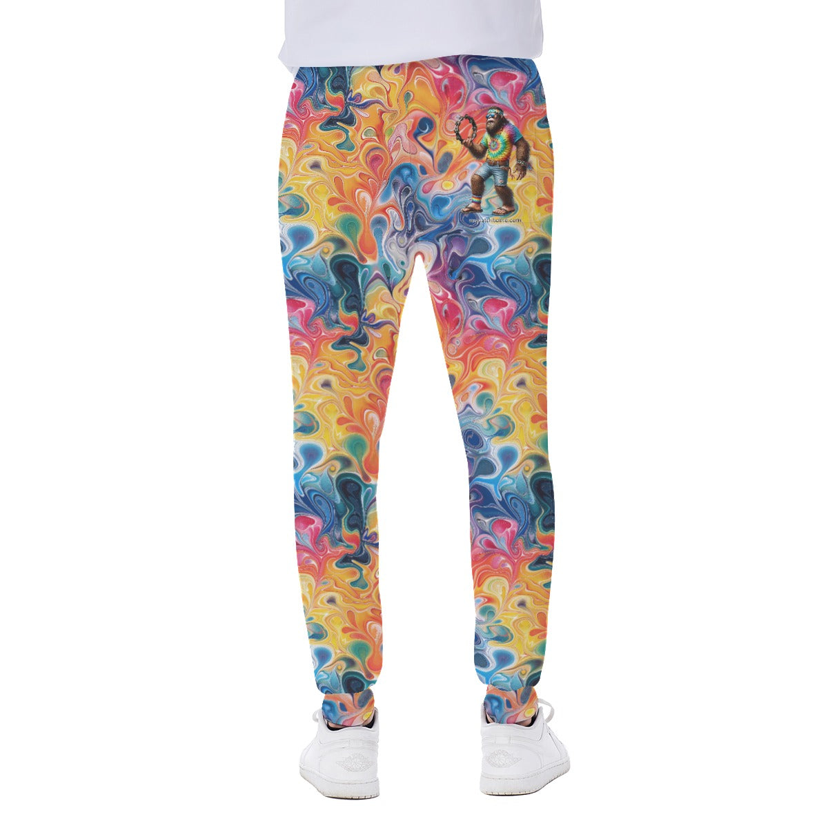 Hippie Bigfoot / Sasquatch, Men’s Sweatpants w/ Back Pocket