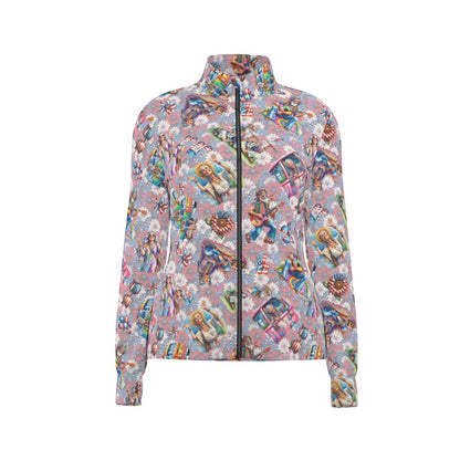 8 Patriotic Designs, Women’s Long Sleeve Thumbhole Jacket