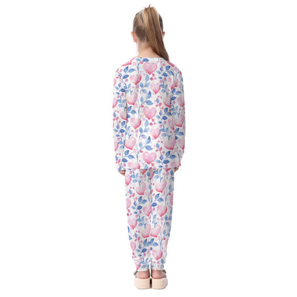 "Jesus loves you but..", Kid's Long Pajamas Set