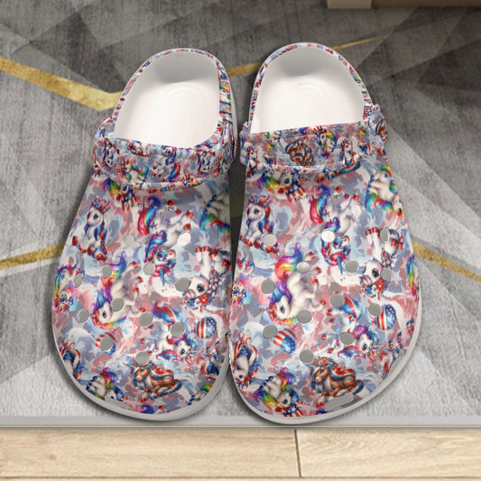 8 Patriotic Designs, Women's Classic Clogs