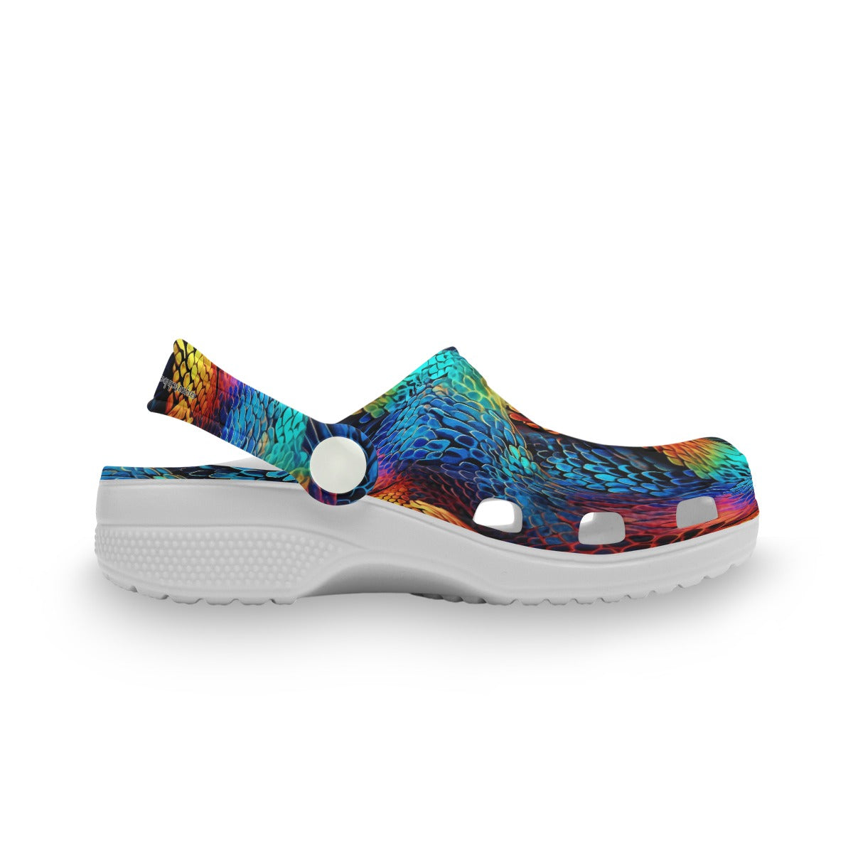Rainbow Dragon Skin, Children’s Holed, Mule, Clogs, EVA, Gator Shoes