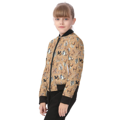 10 Animal Designs, Kid’s Bomber Jacket