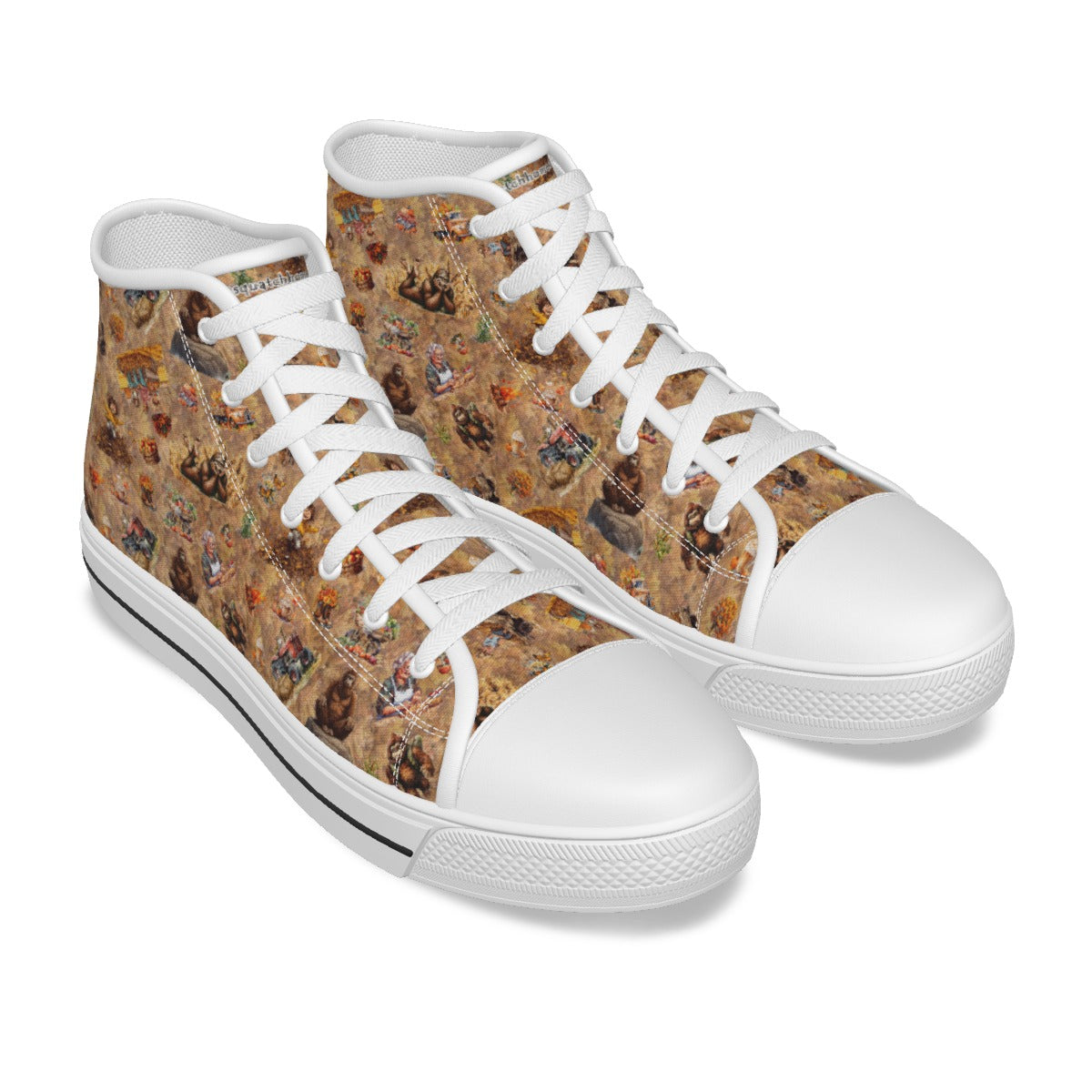 Bigfoot 1 Sasquatch Kid's Canvas Shoes - Set 1 of 2