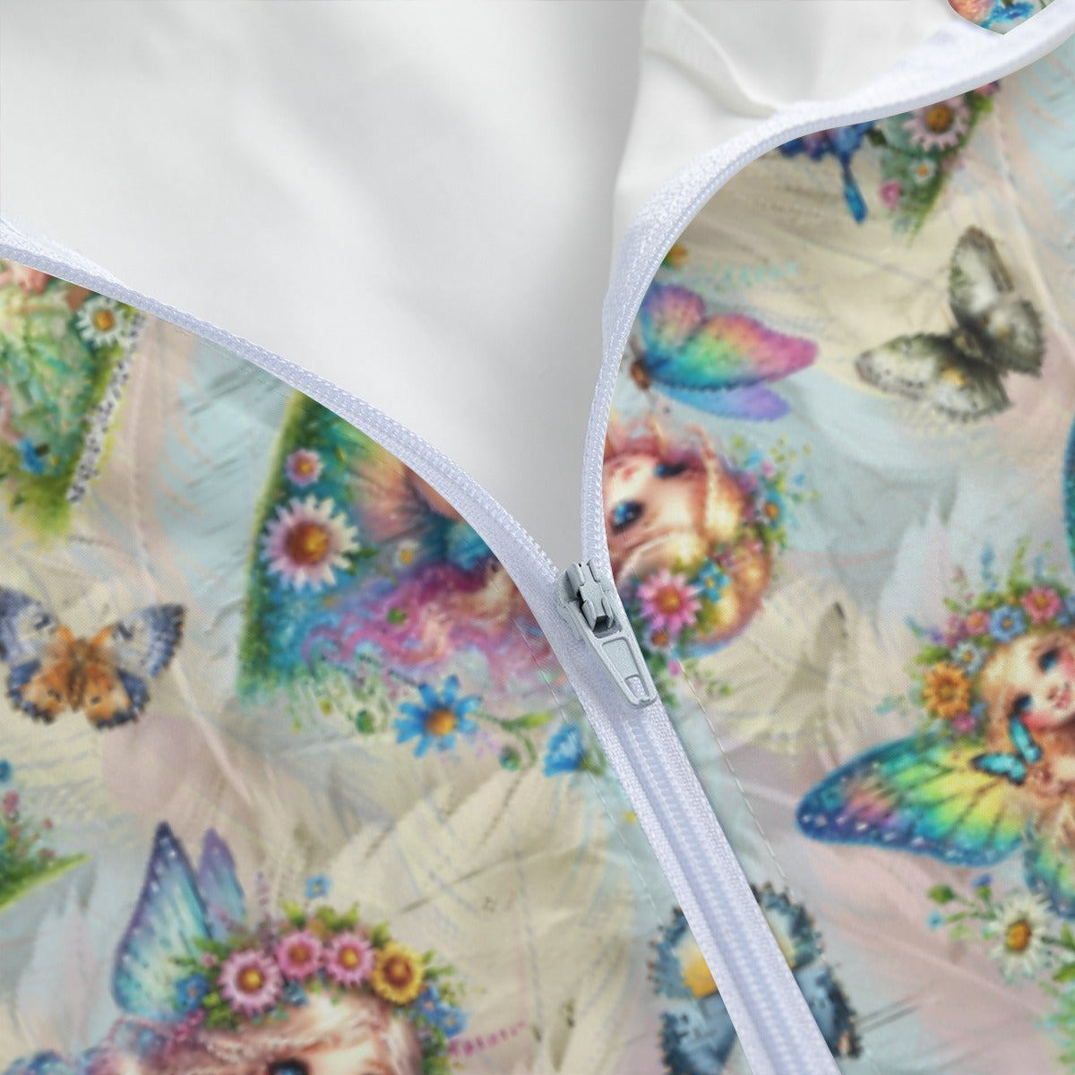 6 Fairy Designs, Adult Windbreaker Long Jacket