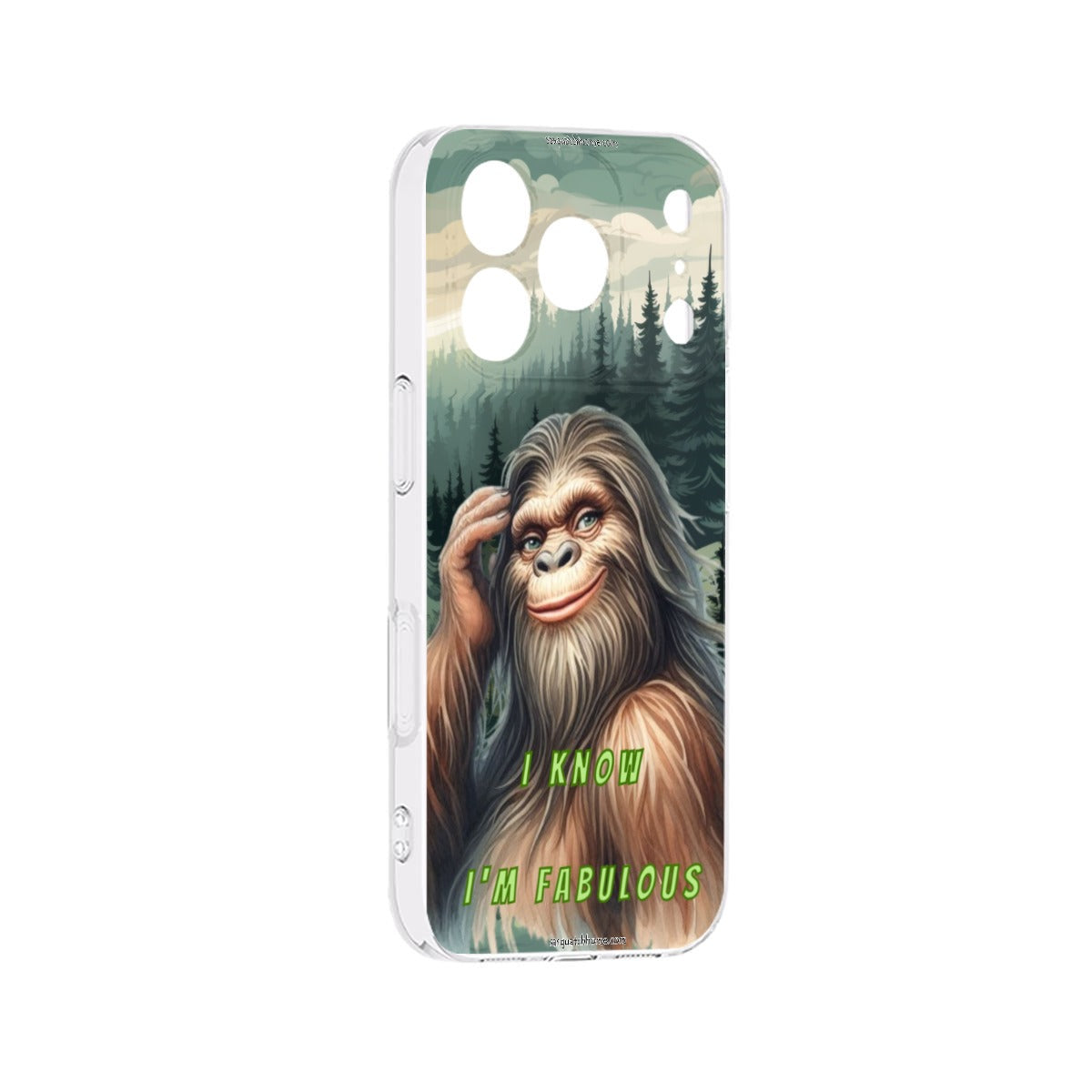 Female Bigfoot "I know I'm fabulous", IPhone 17 Series (4 models) TP Cell Mobile Phone Case