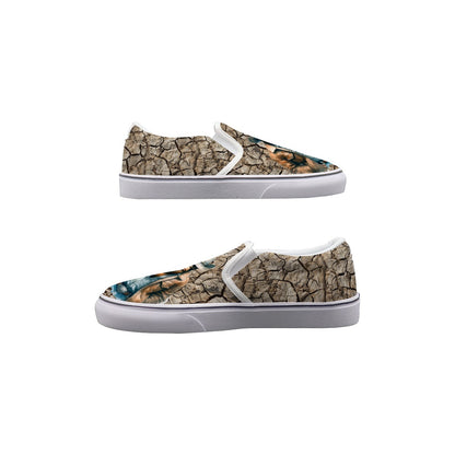 Cowboy Bigfoot, Sasquatch Kids Slip On Canvas Sneakers, Slip On Shoes, No Touch Shoes