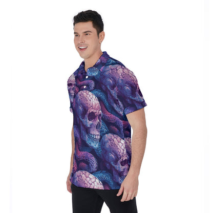 Colorful Skulls, Men's Polo Shirts