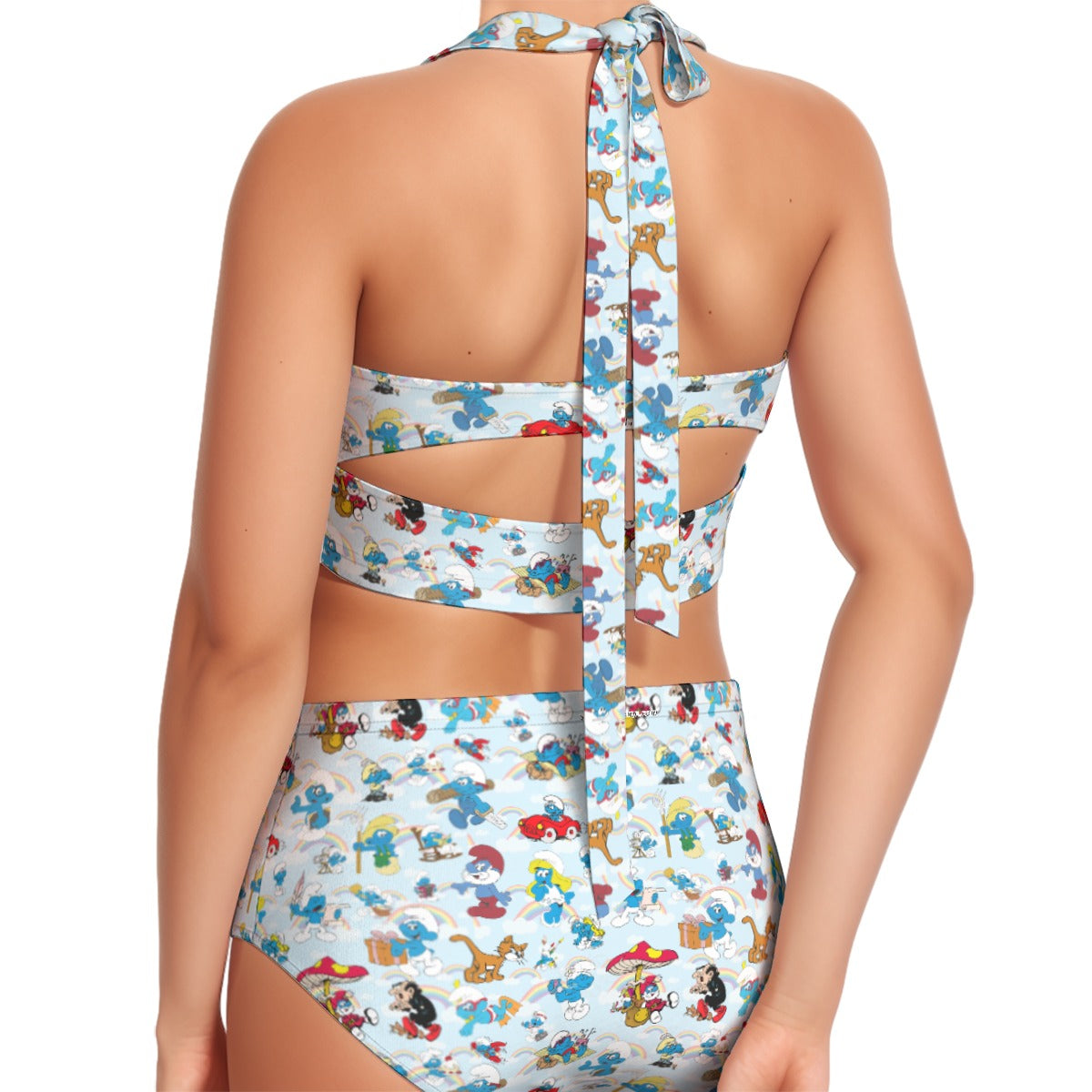 10 Misc Designs, Women’s Bikini Halter Swimsuit, Two Piece Set