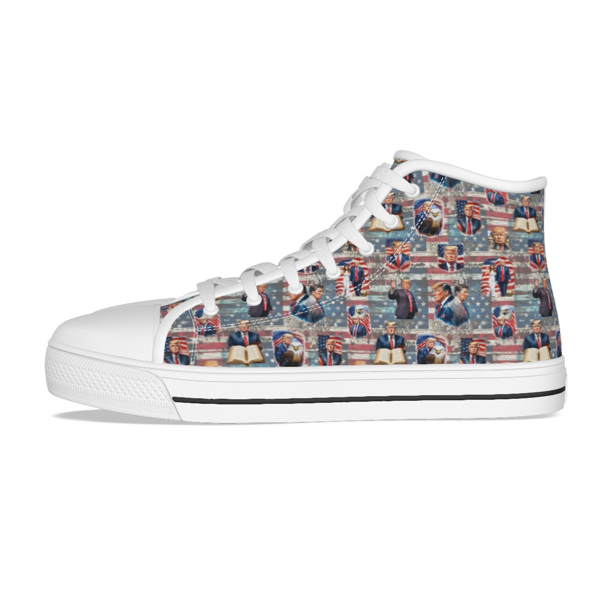 16 Donald Trump Designs, Kids Canvas Sneaker, Tennis Shoes