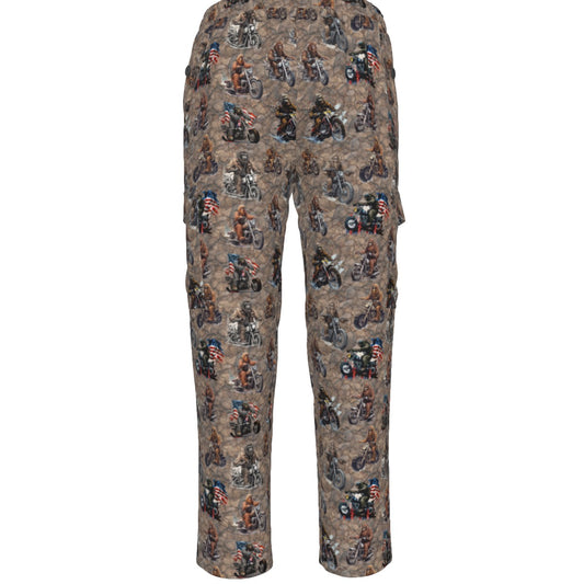 10 Bigfoot / Sasquatch Designs, Men’s Cargo Pants w/ Pockets