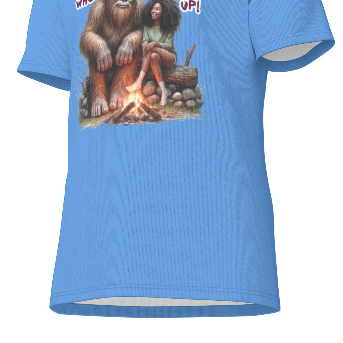 Bigfoot / Sasquatch, "I'm not the step Squatch..", Unisex Short Sleeve O-Neck Cotton T Shirt