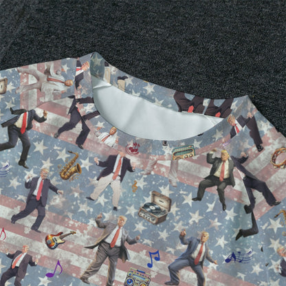 10 Donald Trump Designs, Men’s Raglan Sleeve Pajamas with Wide Ankles