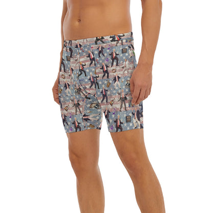 10 Donald Trump Designs, Men’s Long Boxer Briefs
