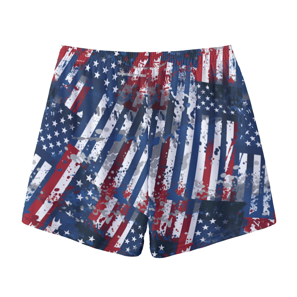 Patriotic Sasquatch, Men’s Sports, Pocketed Shorts
