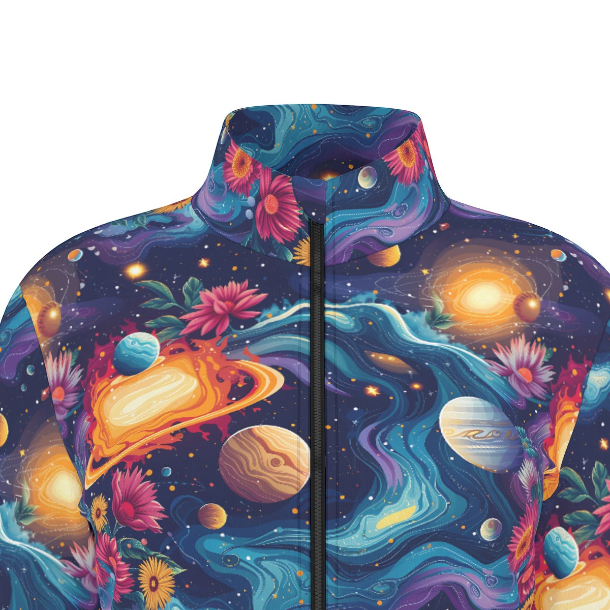 12 Galaxy / Outer Space Designs, Women’s Long Sleeve Thumbhole Jacket