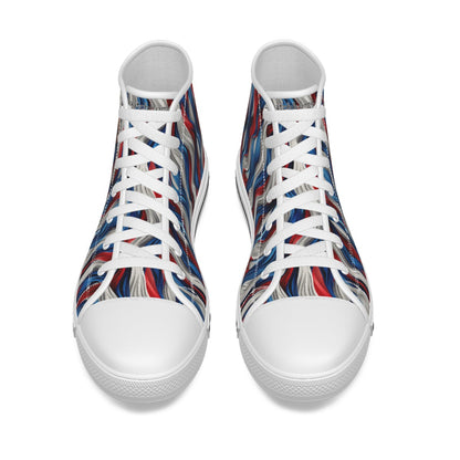 Donald Trump Superhero, Kids Canvas Sneaker, Tennis Shoes