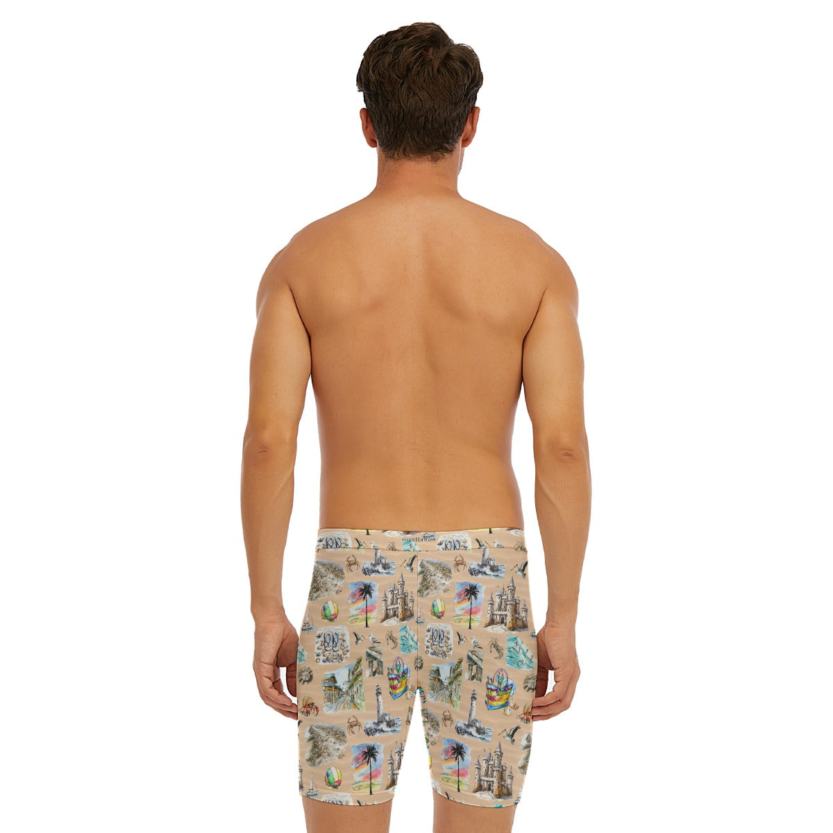 10 Misc Designs, Men’s Long Boxer Briefs
