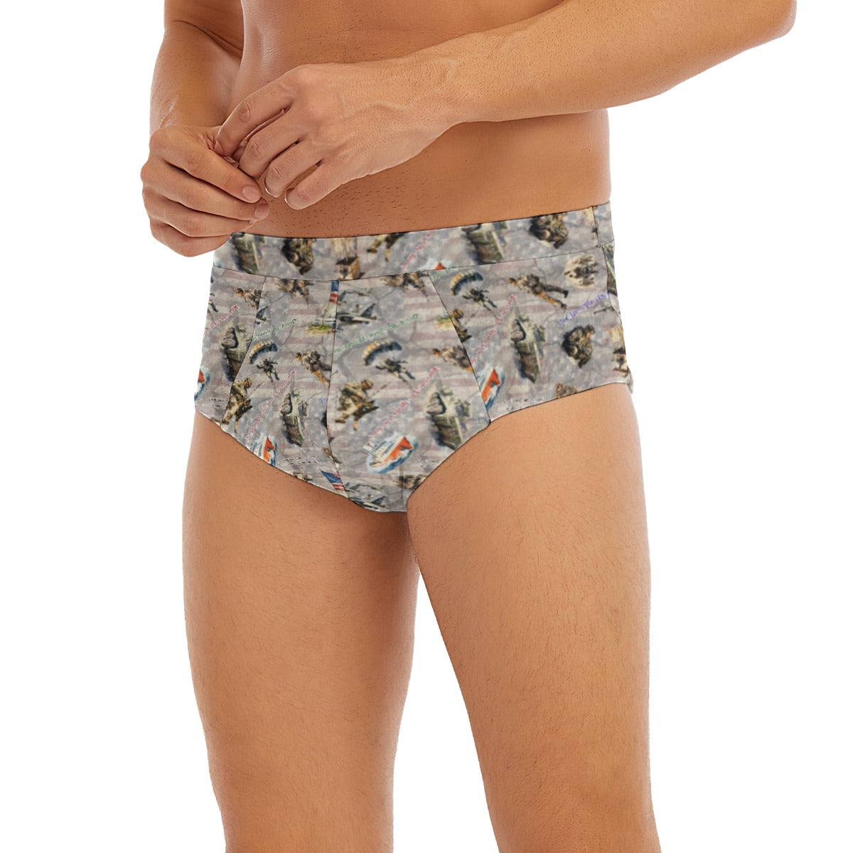 10 Misc Designs, Men’s Polyester Triangle, Low Rise Underwear