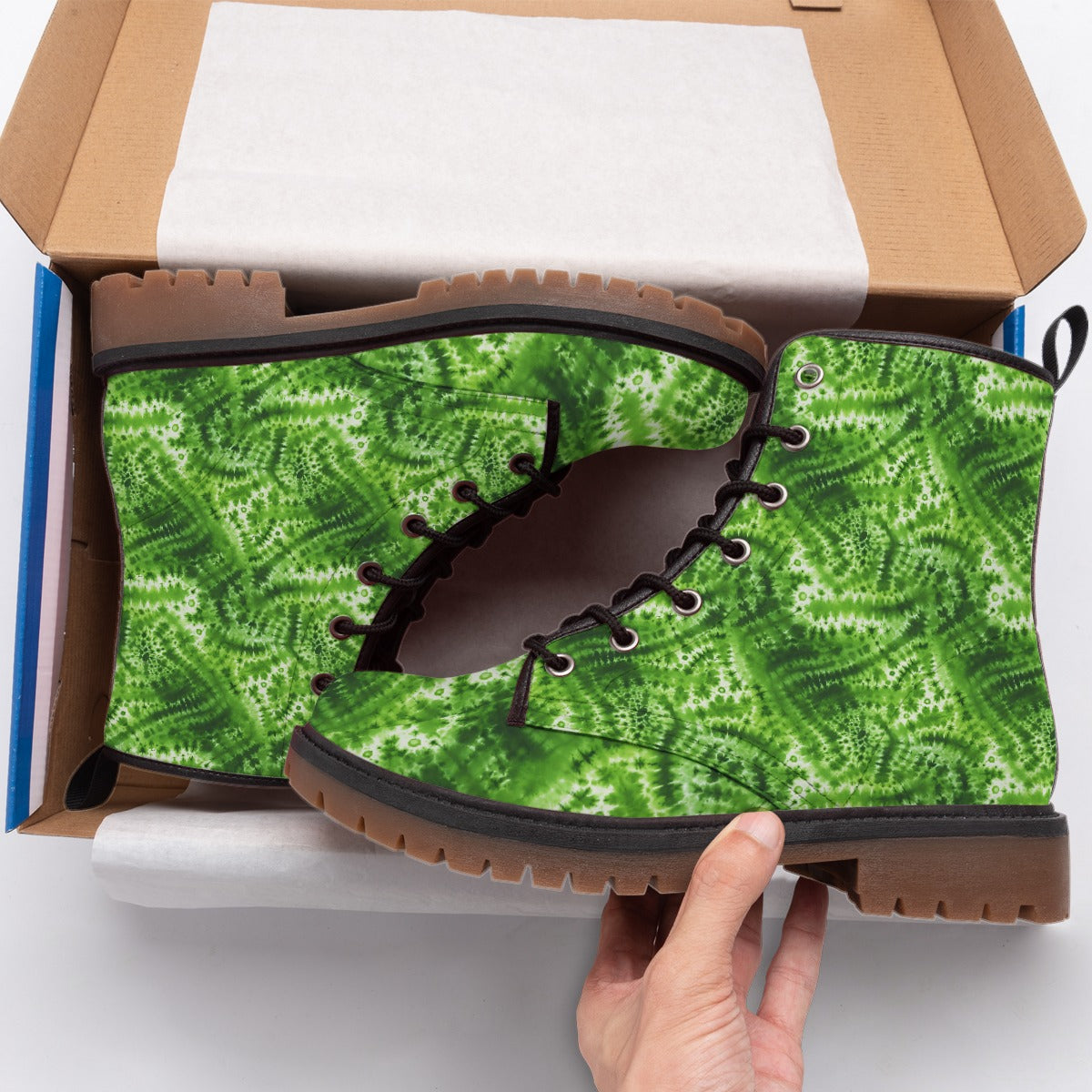 Misc Tie-Dye Designs Women's Martin Short Boots. Set 2 of 2